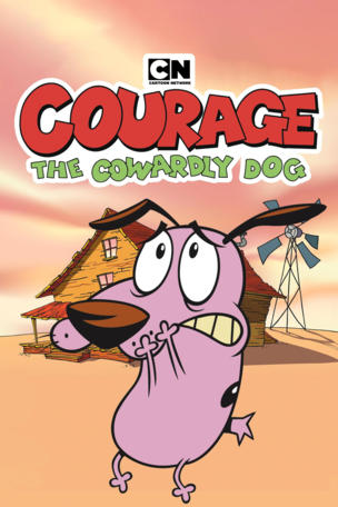 Courage, het bange hondje